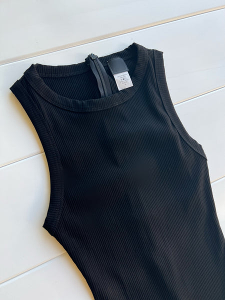 High neck jumpsuit (black)