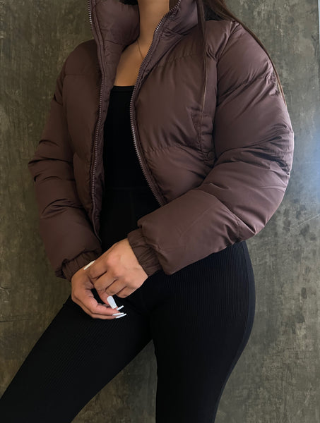 Puffer jacket (chocolate)