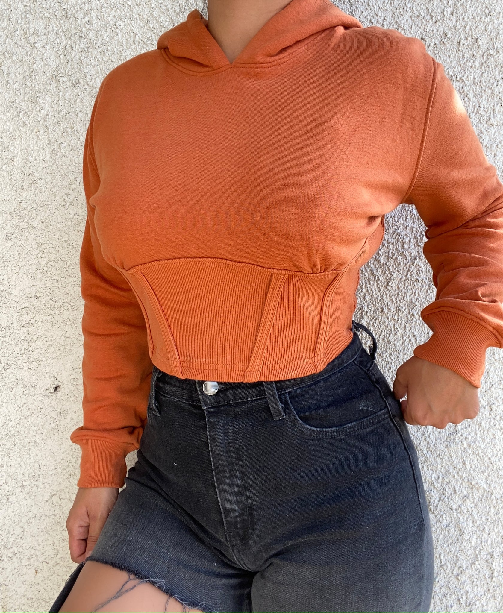 Corset hoodie (pumpkin)