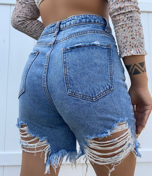 Steffs favorite mid-length shorts (denim)