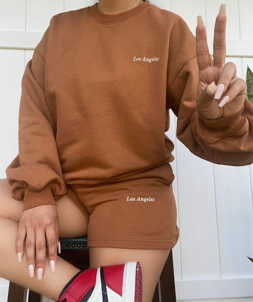 Los Angeles sweatshirt (caramel)