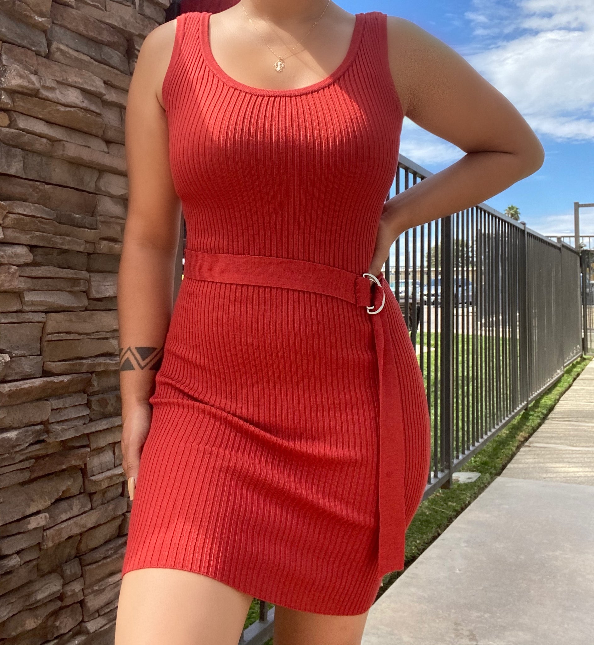 Rust dress