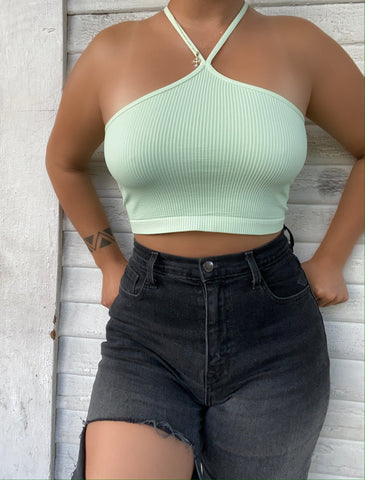 Halter top (mint)