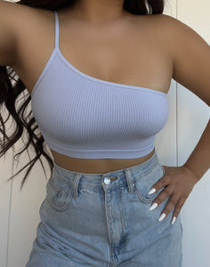 Polly top (ice blue)