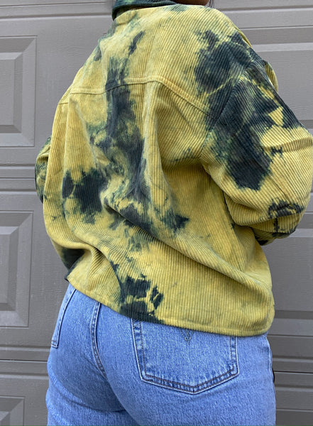 Corduroy button up top (tie dye)