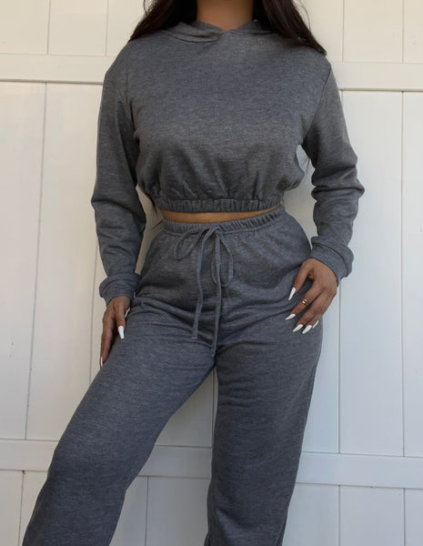 Lounge jogger set (charcoal)