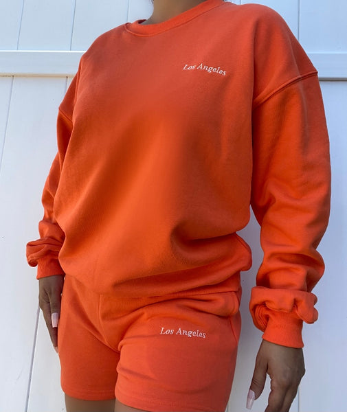 Los Angeles sweat shorts (carrot)