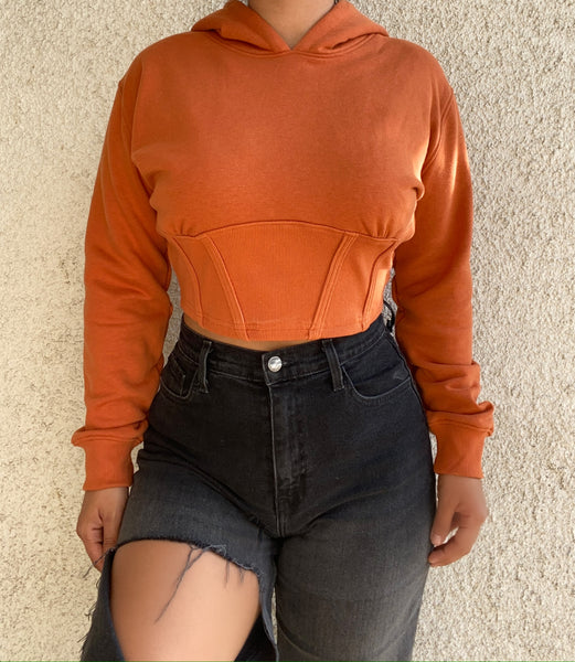 Corset hoodie (pumpkin)