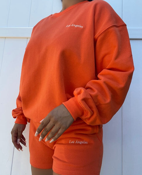 Los Angeles sweat shorts (carrot)