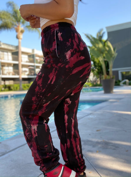 Tie dye joggers (fire)