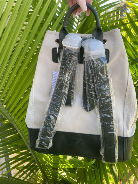 Jenny backpack (hunter green/nude)