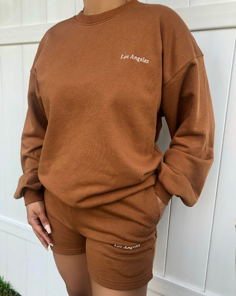 Los Angeles sweatshirt (caramel)