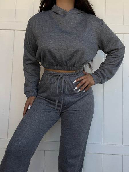 Lounge jogger set (charcoal)