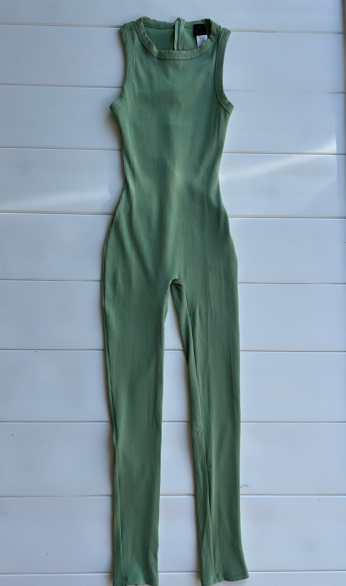 High neck jumpsuit (green)