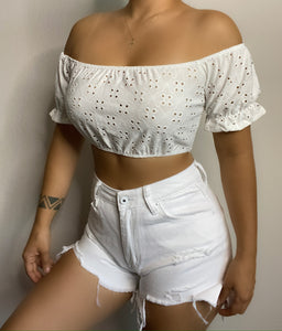 Susie top (white)