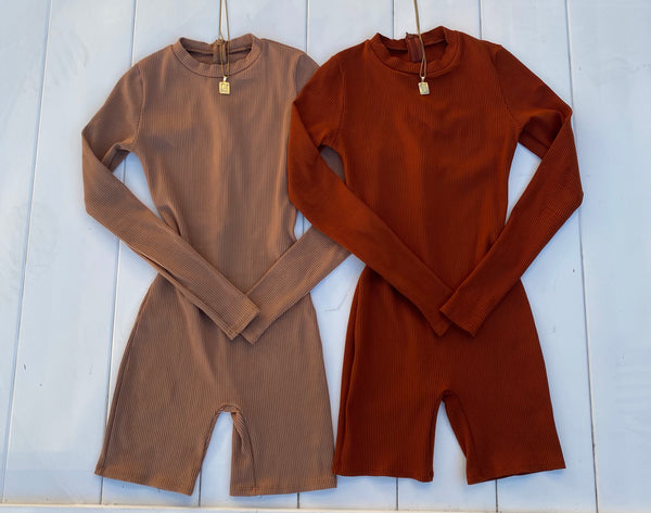 Reversible jumpsuit (pumpkin)