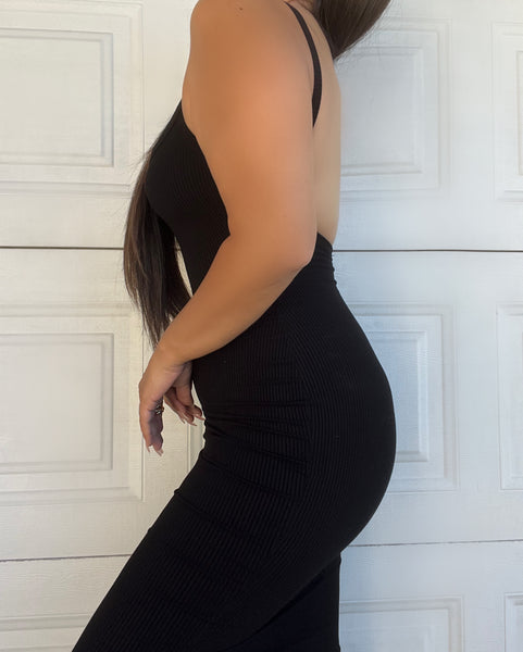 Snatched dress (black)