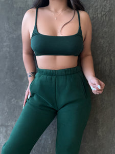 Roxy jogger set (Hunter green)
