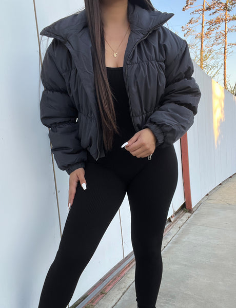 Puffer jacket (black)