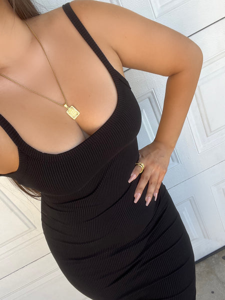 Snatched dress (black)