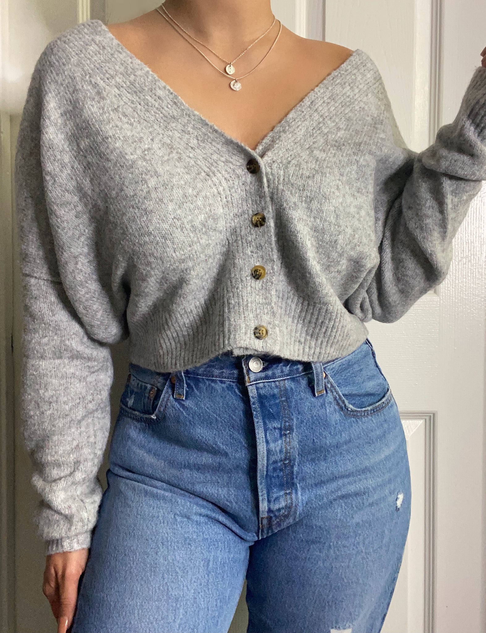 Cozy cropped cardigan