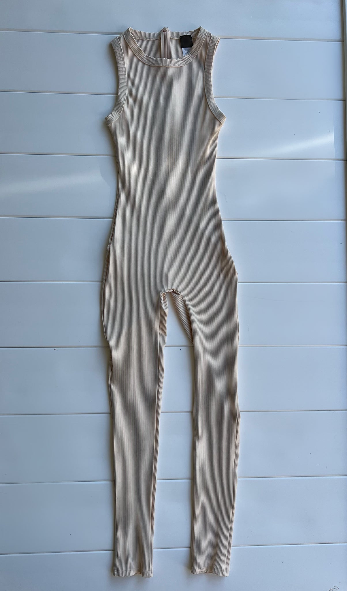 High neck jumpsuit (nude)