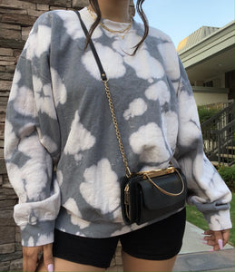 Oversized Tie dye crewneck sweater
