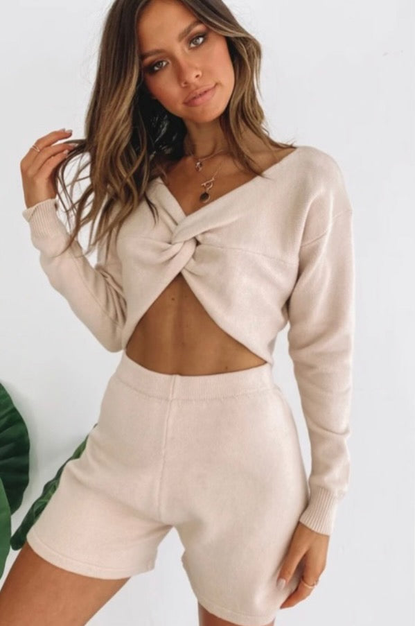 Staying cozy sweater set
